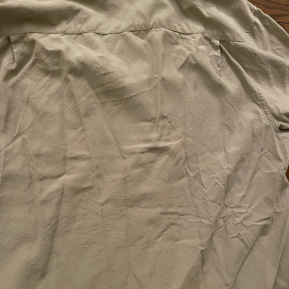 Paradise by Axis Beige button down shirt 2XL - Picture 11 of 12